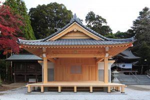 西寒多神社 神楽殿 改築