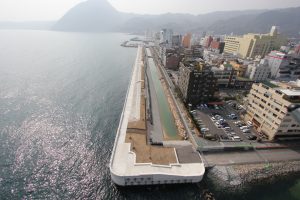 別府港海岸(北浜地区2)上部工築造