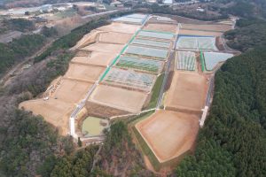 駅館川農地整備事業大見尾工区区画整理