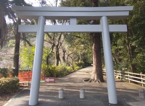 佐伯城山歴史公園鳥居新設